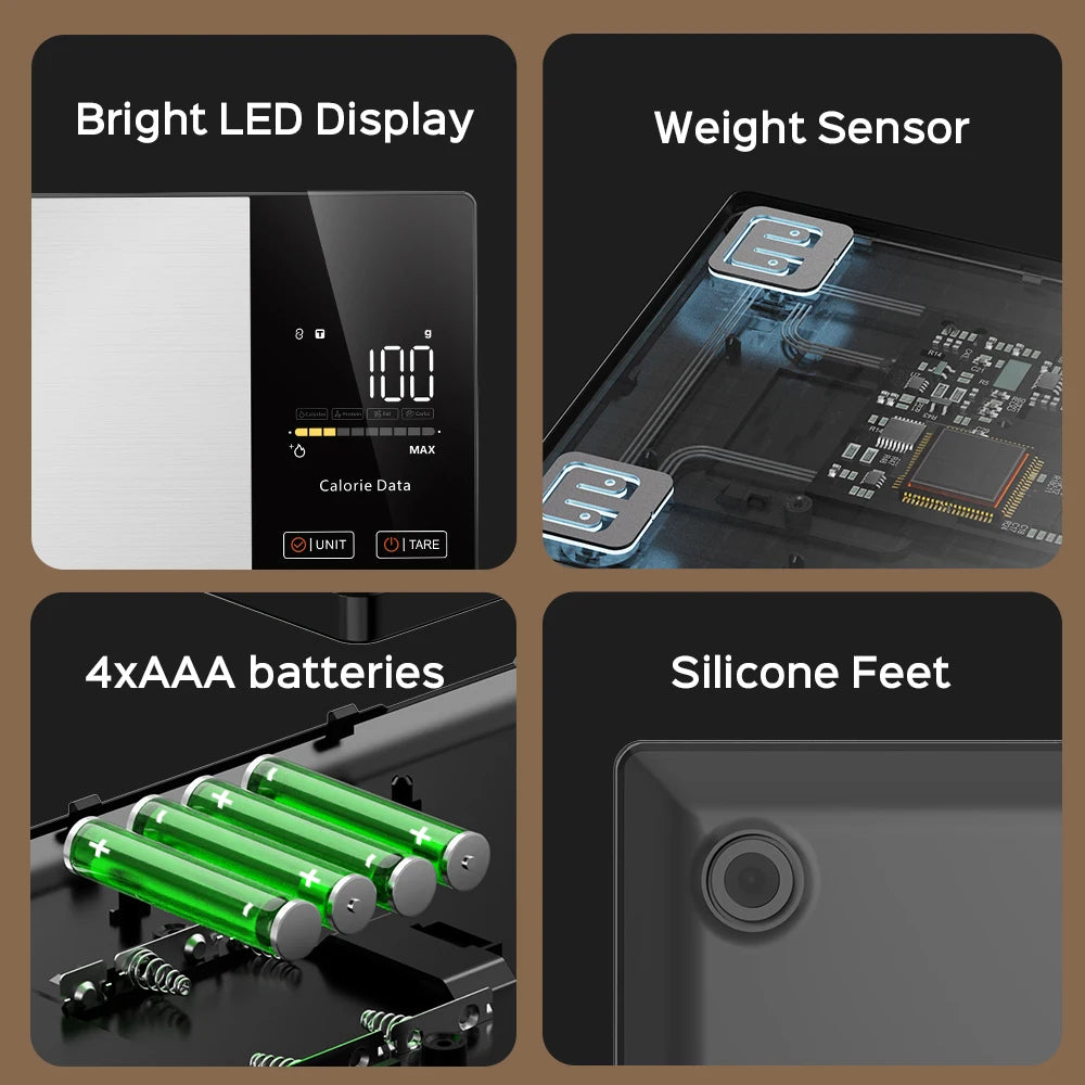 ZenGrounding™ Smart Kitchen Scale Food