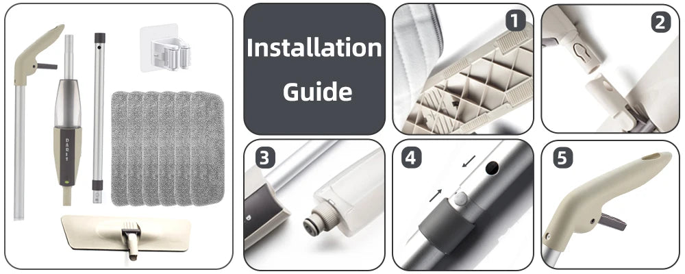 ZenGrounding™ Effortless Clean Vacuum Mop