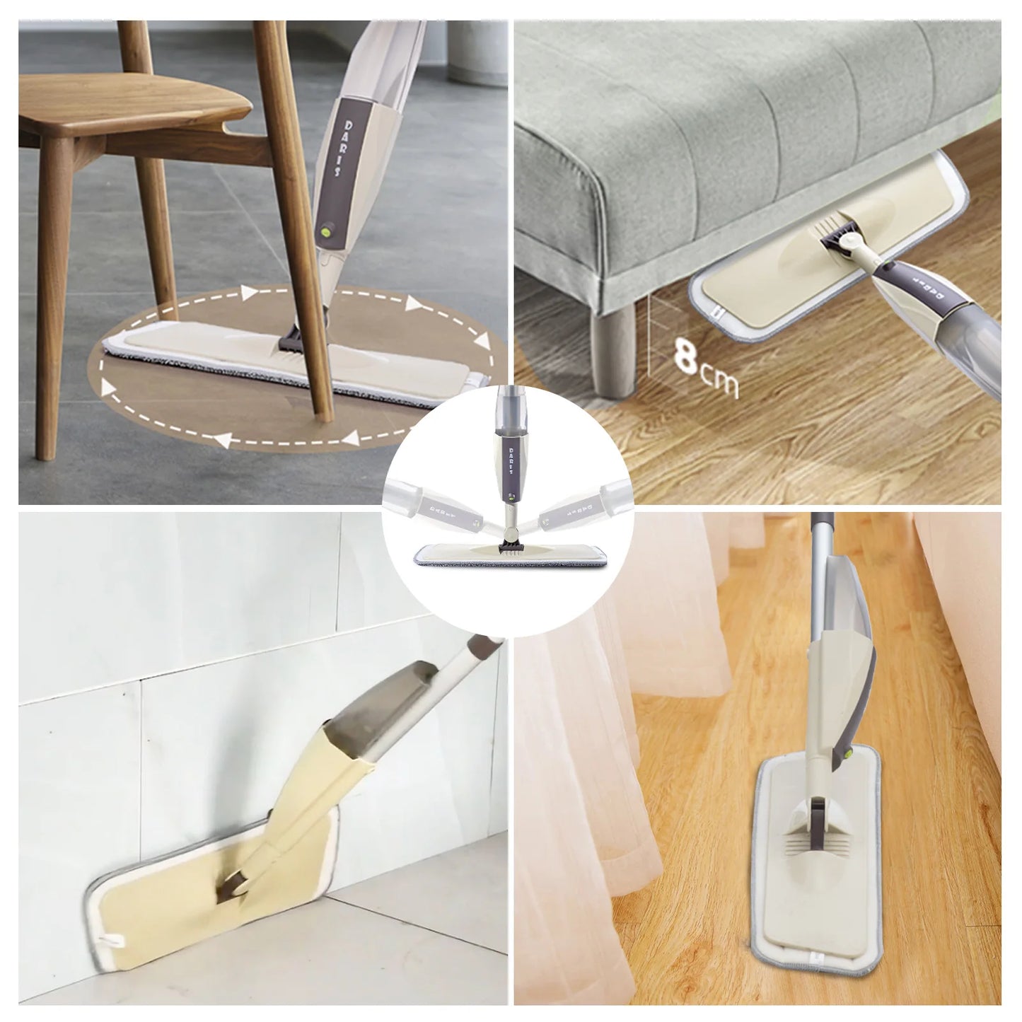 ZenGrounding™ Effortless Clean Vacuum Mop